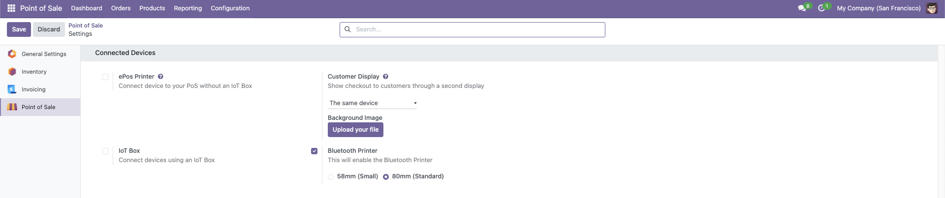 POS Device Config