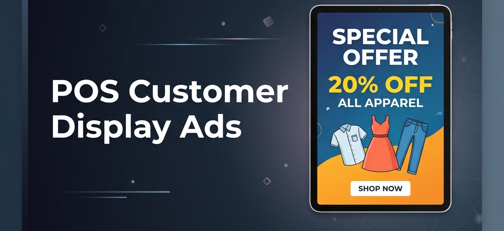 POS Customer Display Ads & Marketing Banner Ticker
