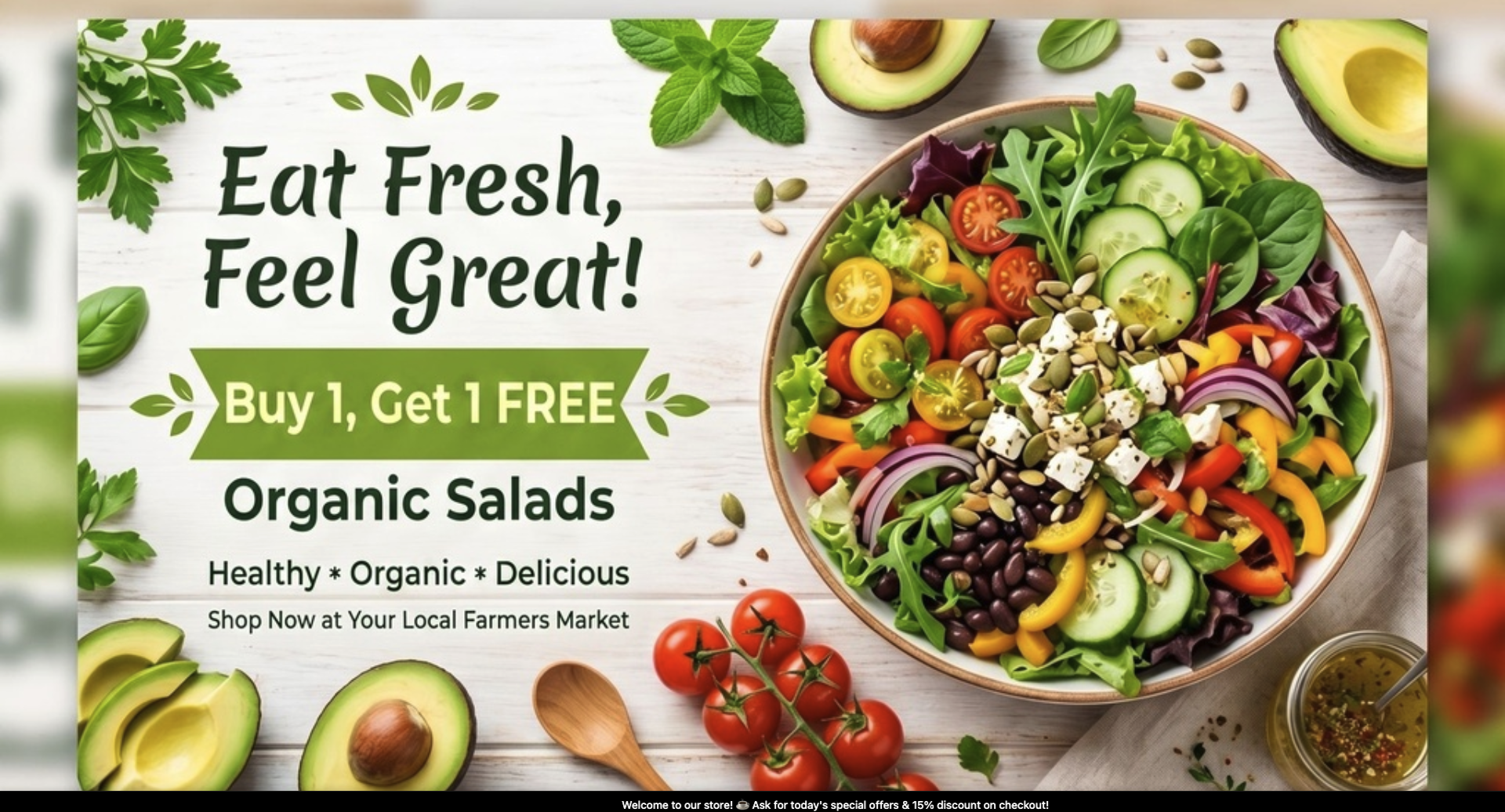 Full Screen Customer Display Advertisement Screenshot