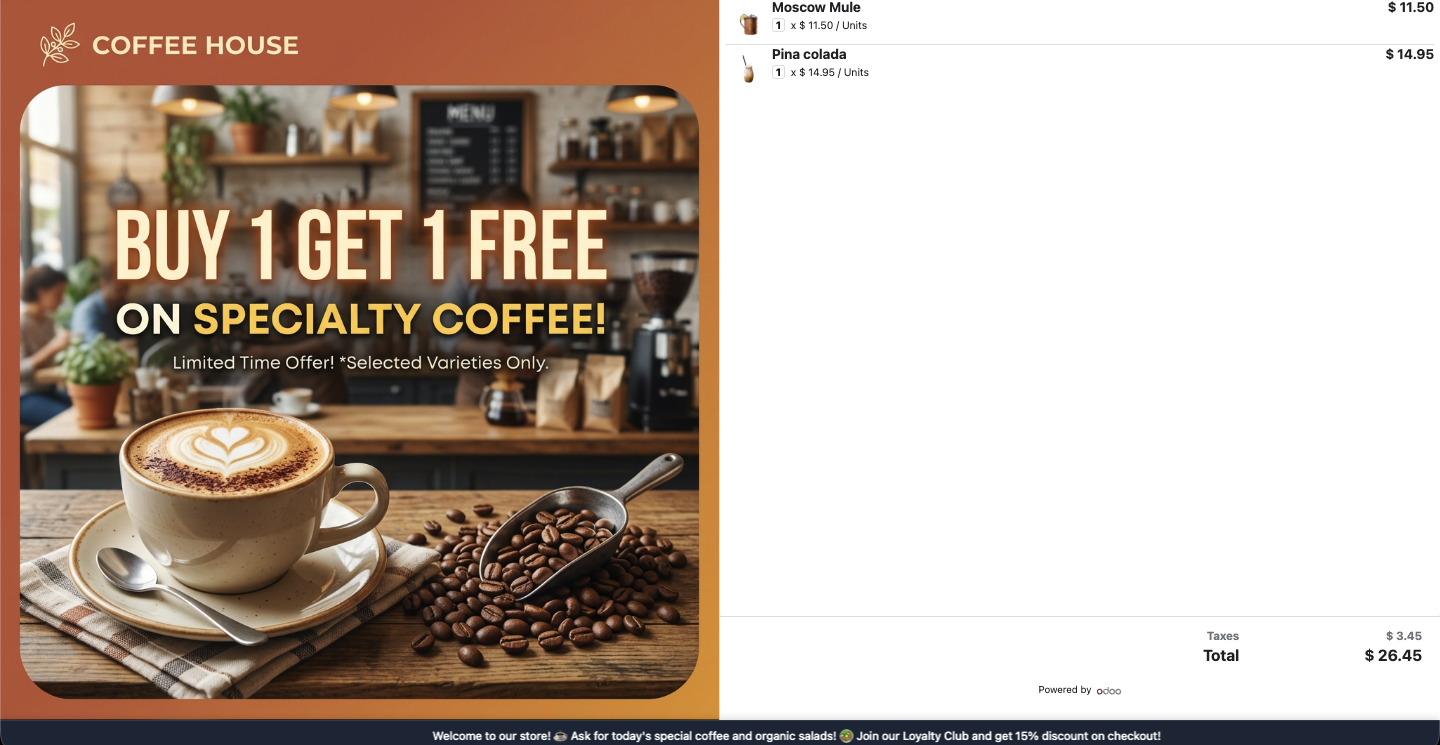 Live POS Customer Display Ads Screenshot