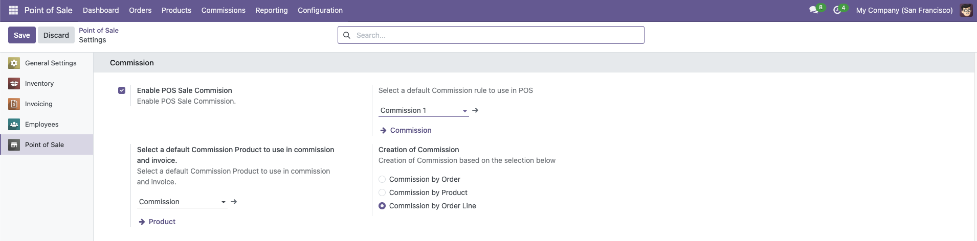 POS Settings