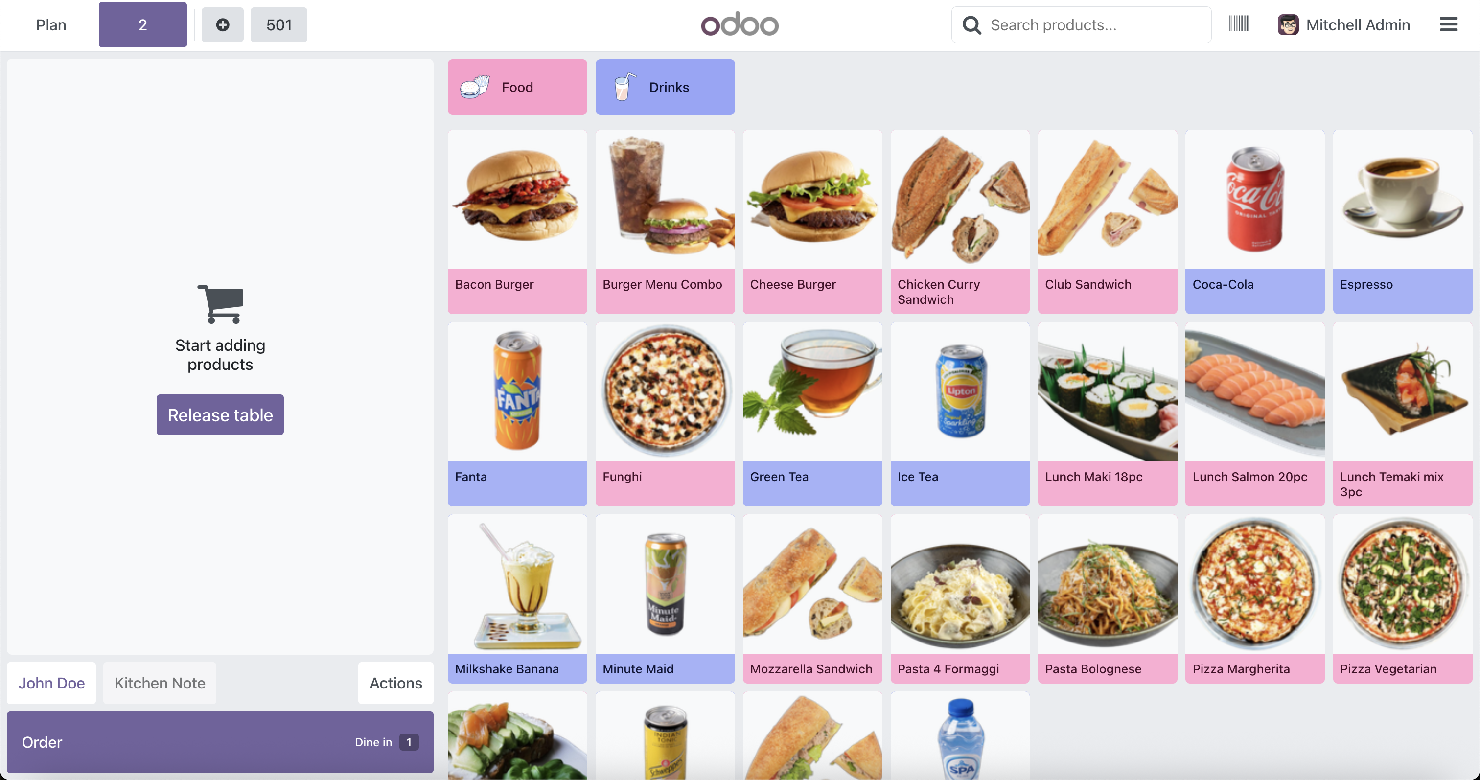 POS Product Screen 2