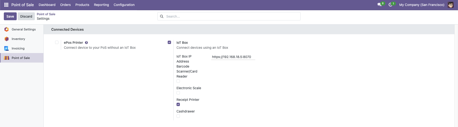 POS Configuration