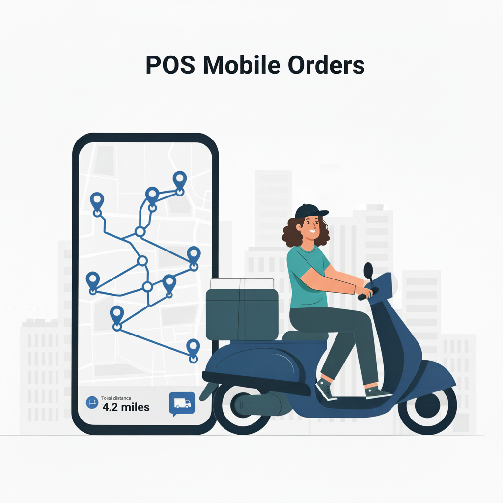 POS Mobile Orders - Mobile order taking with visit management