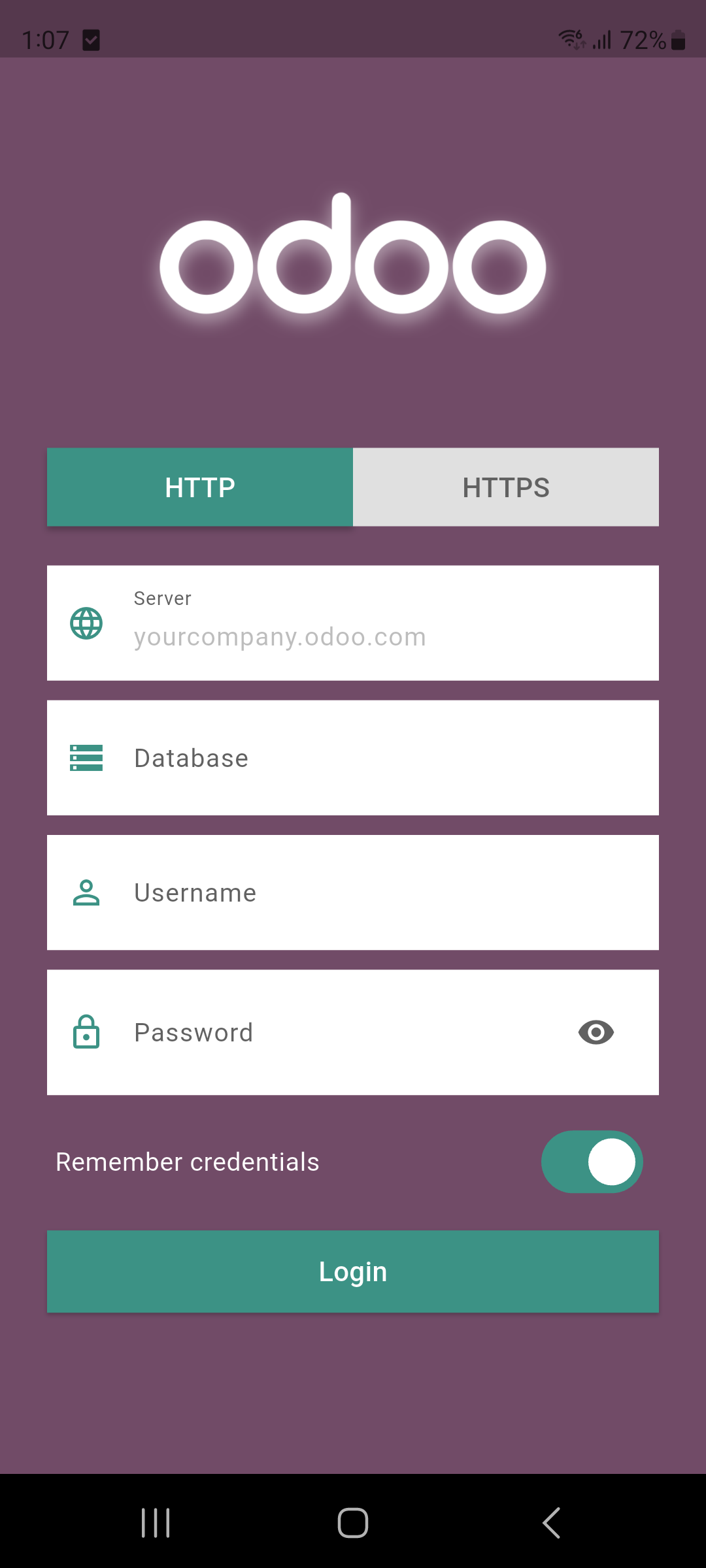 Visit Points Main Screen