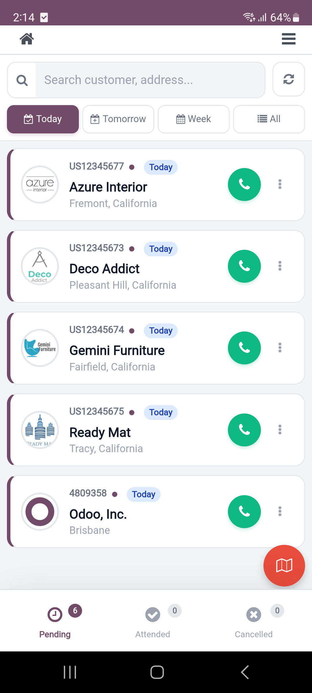 Visit List