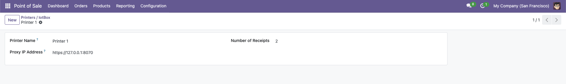 Print Receipts