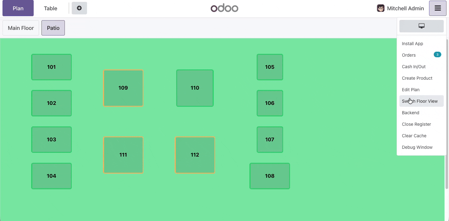 POS Restaurant Table Editor Customization