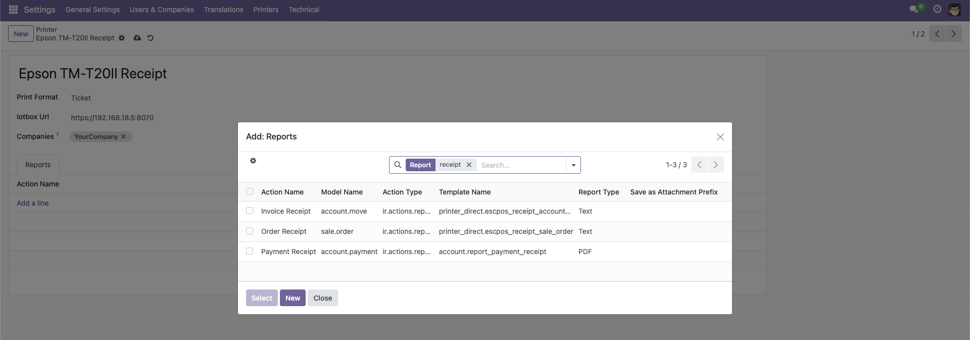 Assign Reports