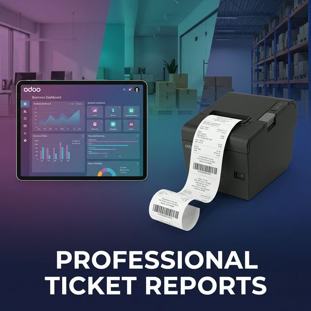 Professional 80mm Ticket Reports